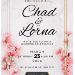 Wedding invitation cards