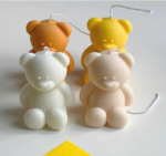 Personalized Mini Bear Candle - Wedding Favours - Baby Shower - Wholesale Events - Mini bear Candles - Custom Events