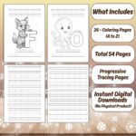 Alphabet Tracing Workbook for Kids | Handwriting Practice (Digital Download) - Image 5