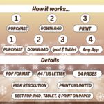 Alphabet Tracing Workbook for Kids | Handwriting Practice (Digital Download) - Image 10