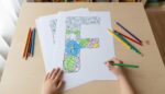 Floral Alphabet Coloring Book, ABC Learning Activity for Kids (Digital Download) - Image 6