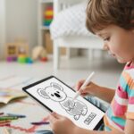 Animal Coloring Book PDF for Kids, 120+ Pages, Jungle Farm Sea Themes (Digital Download)
