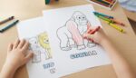 Animal Coloring Book PDF for Kids, 120+ Pages, Jungle Farm Sea Themes (Digital Download) - Image 4
